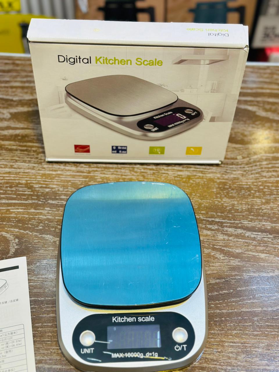 Imported Digital Kitchen Scale – LED Precision, 1g–10kg