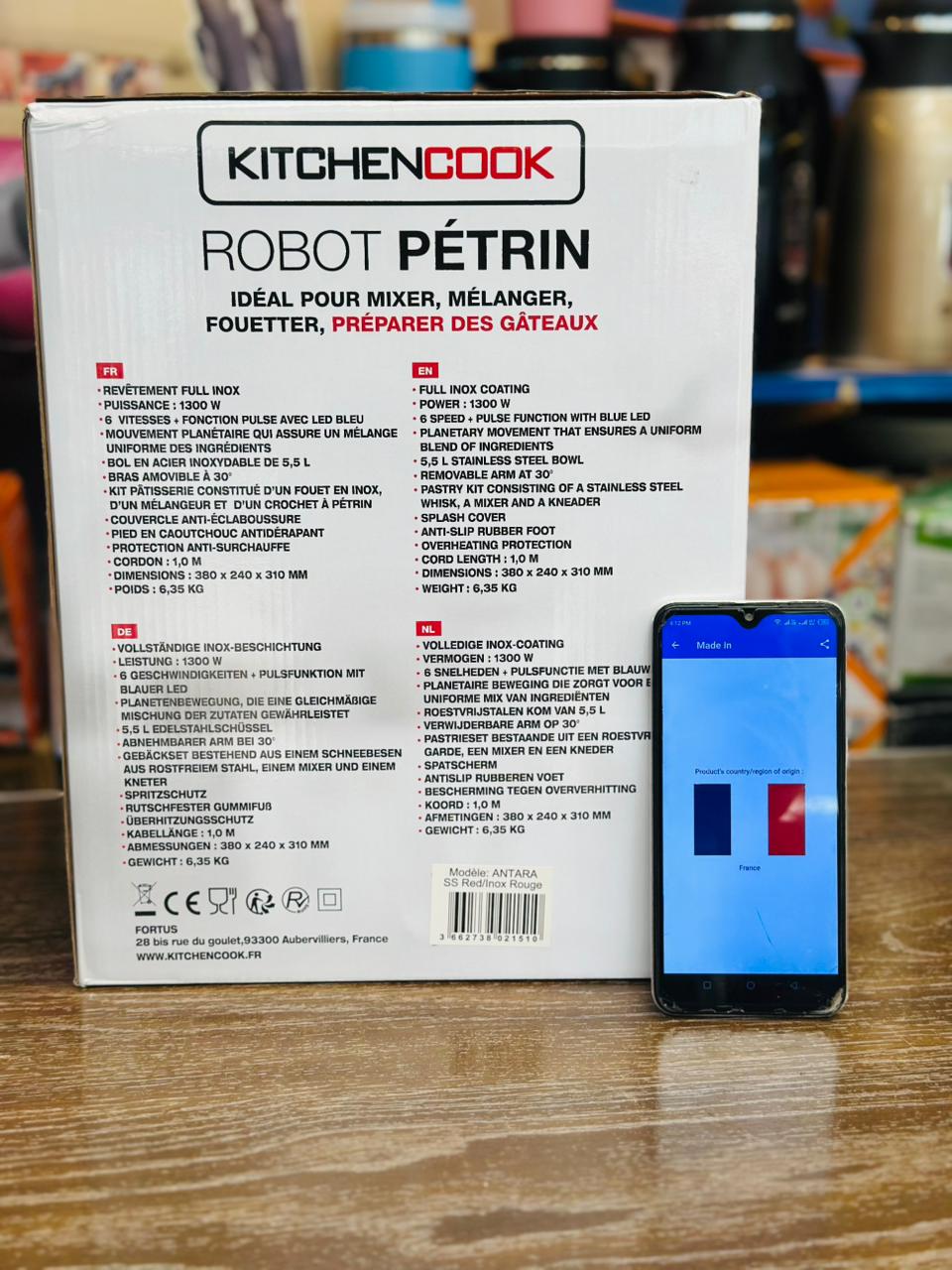 Imported KitchenCook Stand Mixer 5.5L – 1300W Powerful Mixer