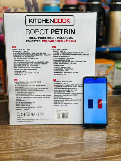 Imported KitchenCook Stand Mixer 5.5L – 1300W Powerful Mixer