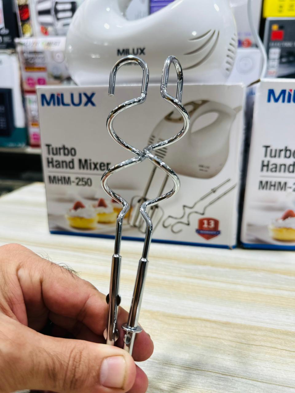 Milux Hand Mixer – High-Speed Beater for Baking & Cooking