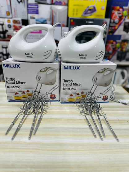 Milux Hand Mixer – High-Speed Beater for Baking & Cooking