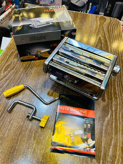 Shule Manual Pasta Maker, 9 Adjustable Thickness Settings