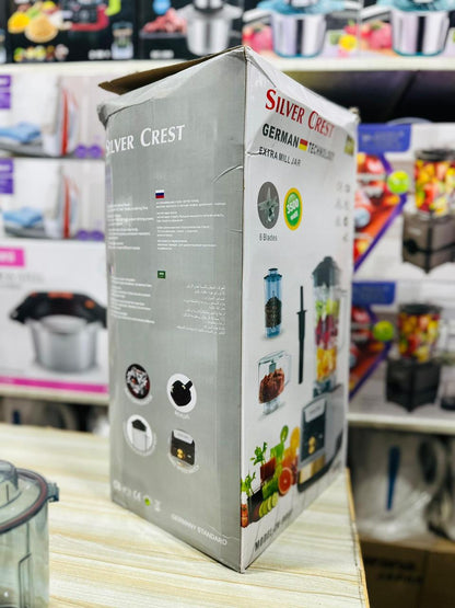 Silver Crest 3-in-1 Blender, Chopper & Grinder Set – German Quality