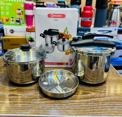 Stainless steel pressure cooker Italy 🇮🇹.  5.L 7.L