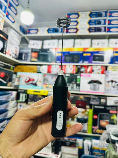 USB Rechargeable 3-Speed Electric Coffee Beater Milk Frother