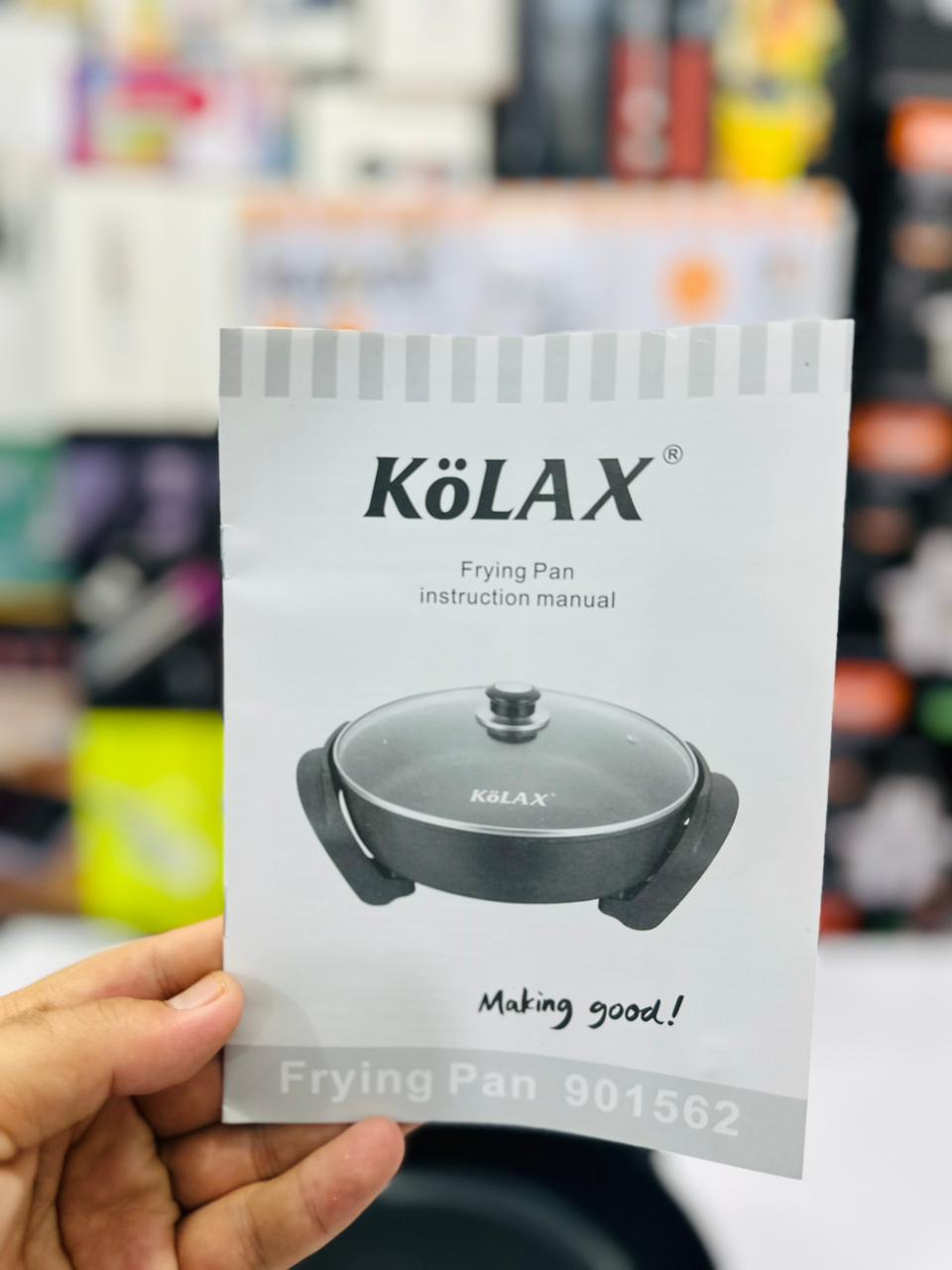 Kolax Electric Frying Pan — 5L | 1500W | 5 Temp Settings | Germany Brand