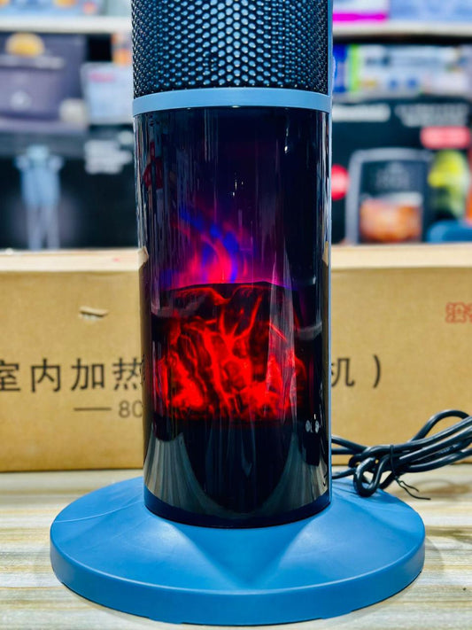 Yangzi 3D Flame Effect Blower Heater – Room & Office Warmer (Imported)