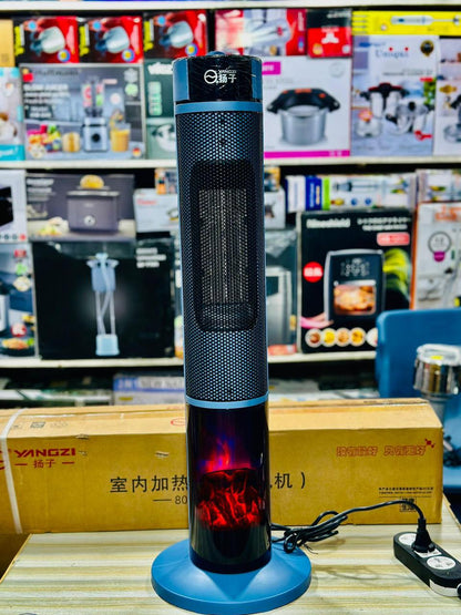 Yangzi 3D Flame Effect Blower Heater – Room & Office Warmer (Imported)