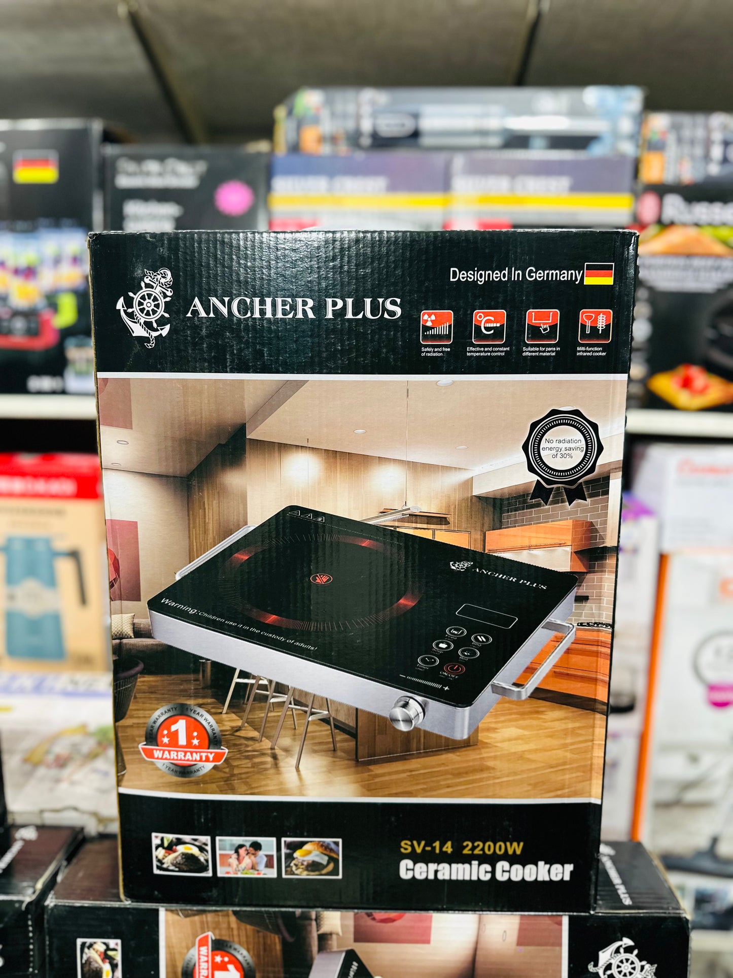 ANCHER PLUS Hot Plate – Original with 1-Year Warranty